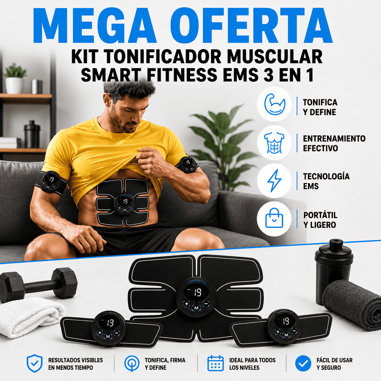 Tonificador Abdominal + Regalo Incluido🎁