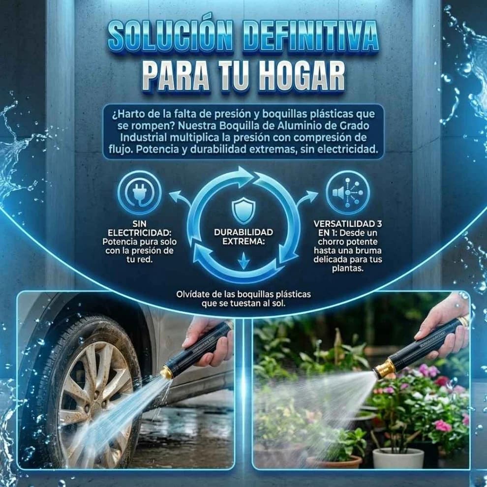 Boquilla de Alta Presión + Regalo Incluido🎁