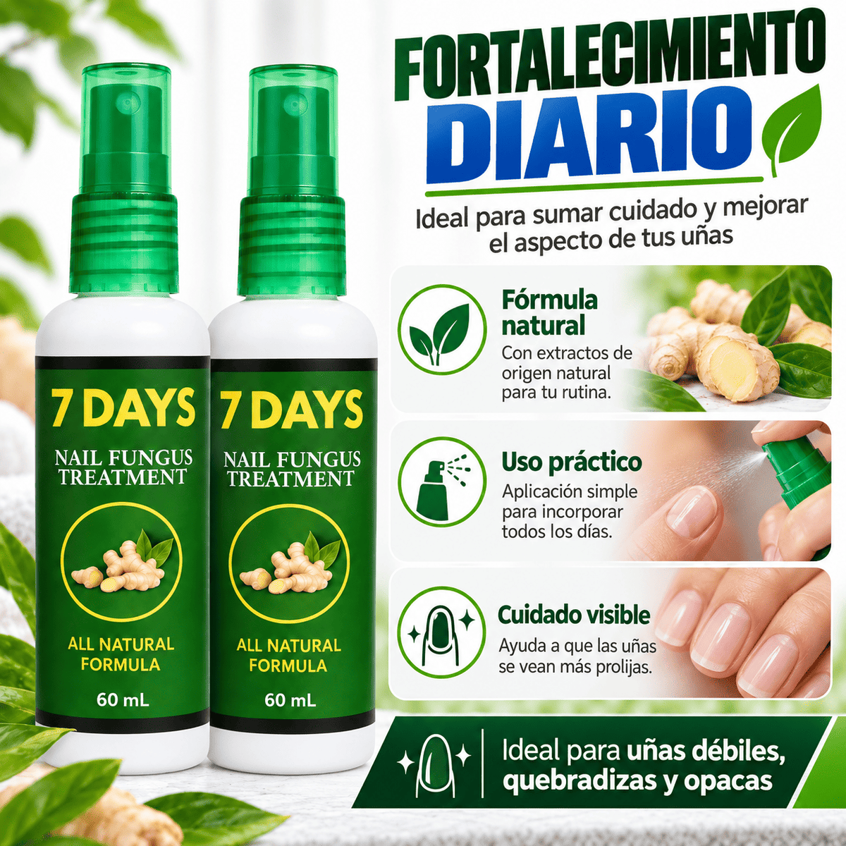 2X1 Endurecedor de Uñas + Regalo Incluido🎁