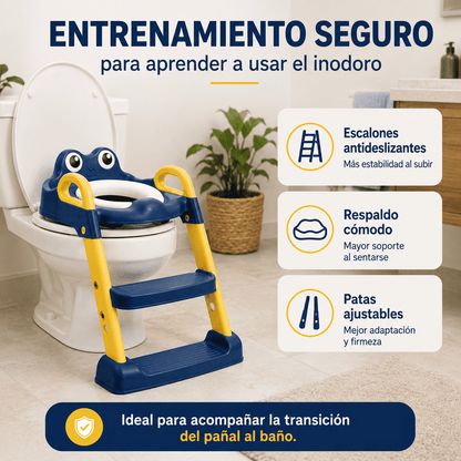 Asiento Con Escalera De Niños + Regalo Incluido🎁