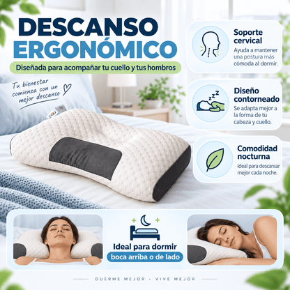Almohada Ortopedica + Regalo Incluido🎁