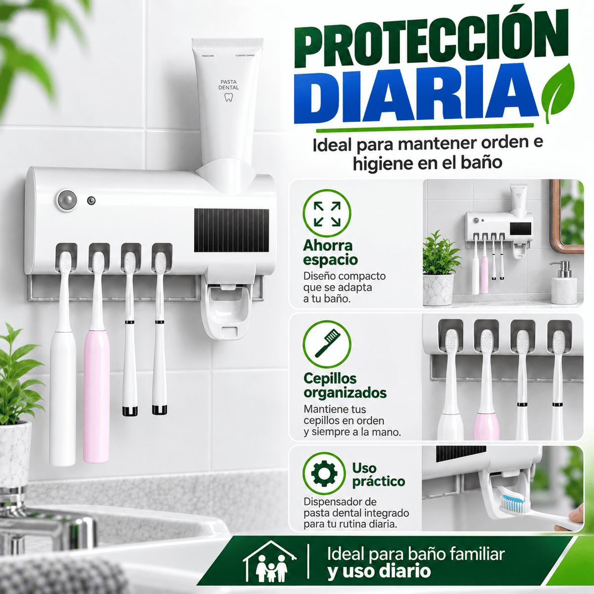 Esterilizador de Cepillos – Higiene, Orden y Protección en un Solo Lugar
