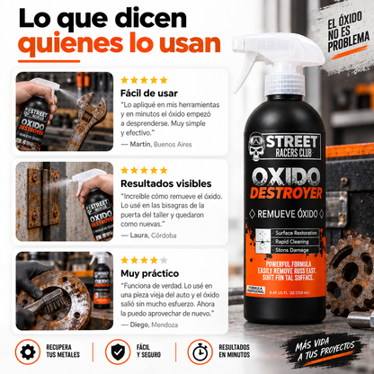 2X1 Quita Oxido + Regalo Incluido🎁
