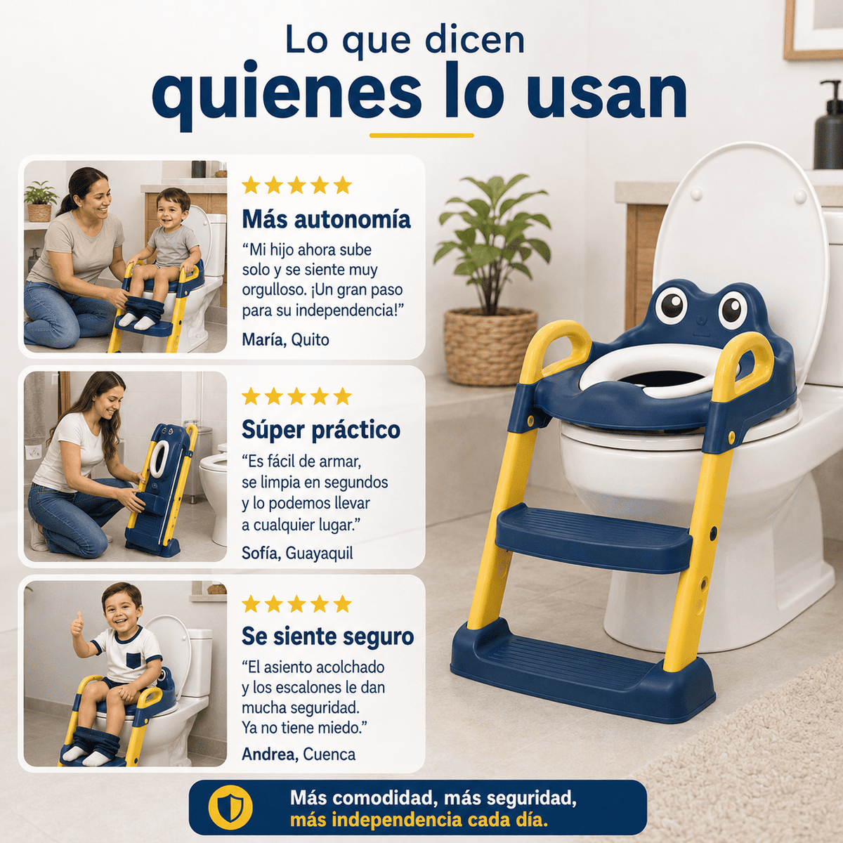 Asiento Con Escalera De Niños + Regalo Incluido🎁