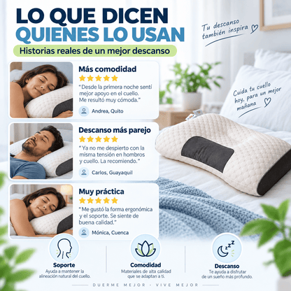 Almohada Ortopedica + Regalo Incluido🎁