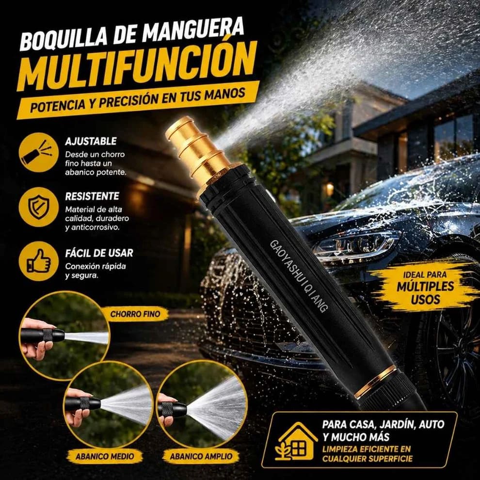 Boquilla de Alta Presión + Regalo Incluido🎁