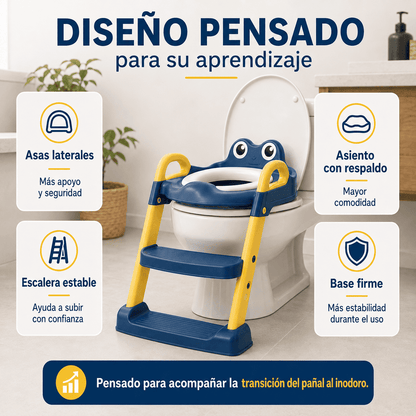 Asiento Con Escalera De Niños + Regalo Incluido🎁