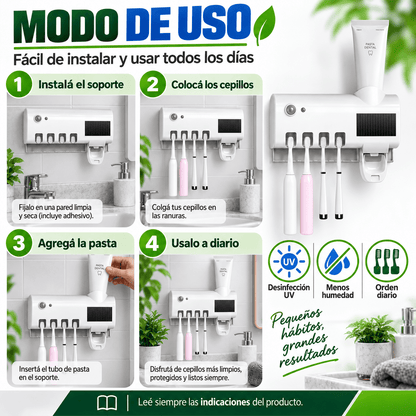Esterilizador de Cepillos – Higiene, Orden y Protección en un Solo Lugar